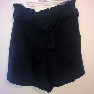 H&M Paper Bag Shorts with Tie